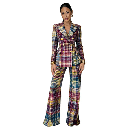 Costume à carreaux
